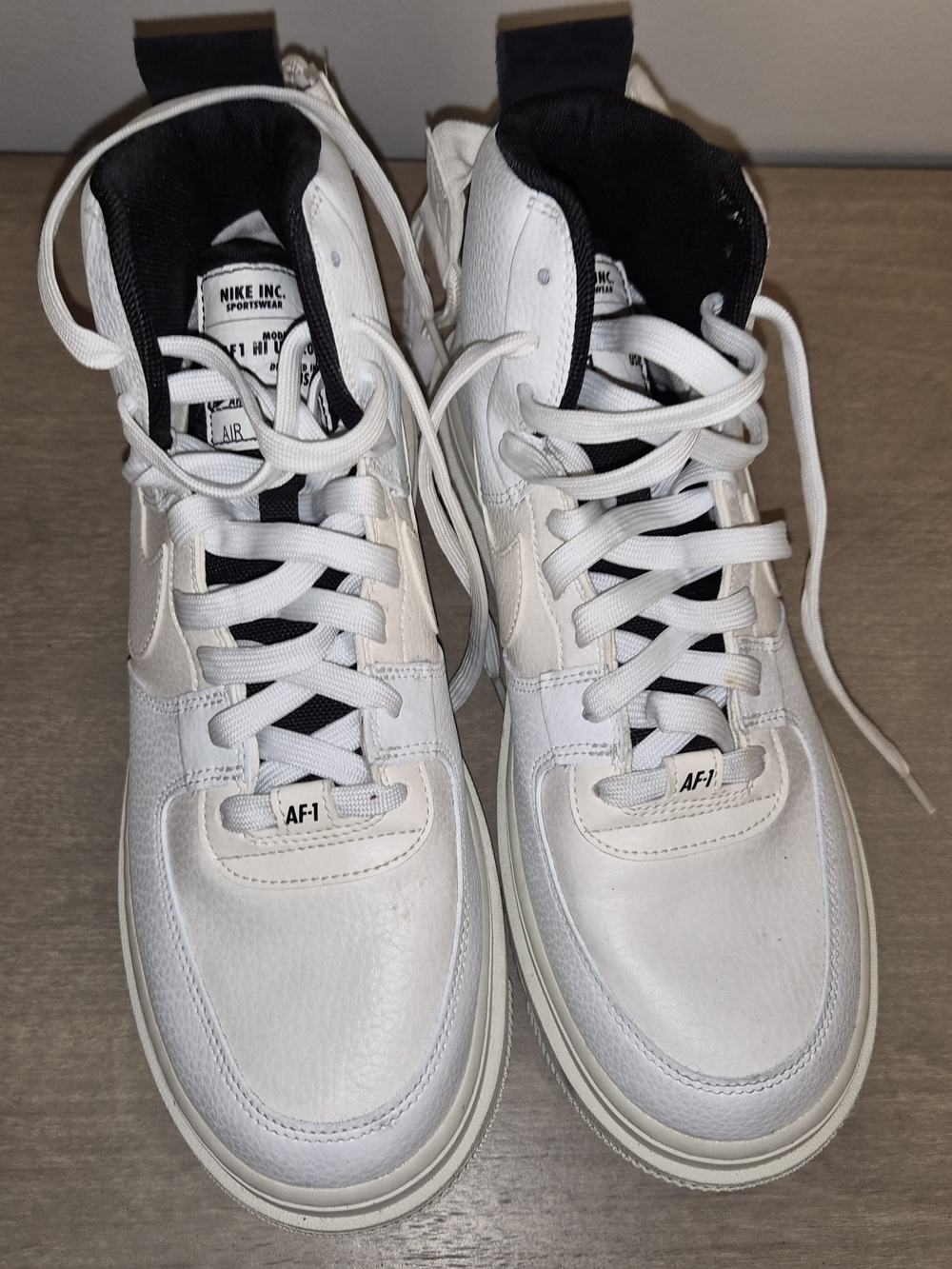 Size 9.5 Womens, 8 in Mens - Nike Air Force 1 Utility 2.0 High Summit White W